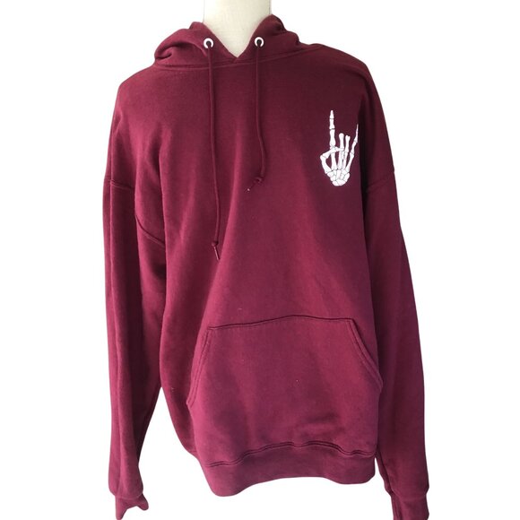 Artist Union “Life of the Party” Skeleton Graphic Hoodie Size L - Picture 1 of 4